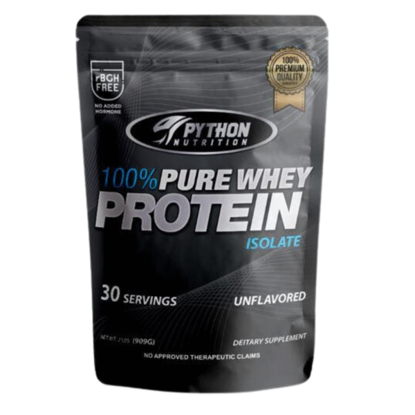 100% Pure Whey Protein Isolate (Unflavored)